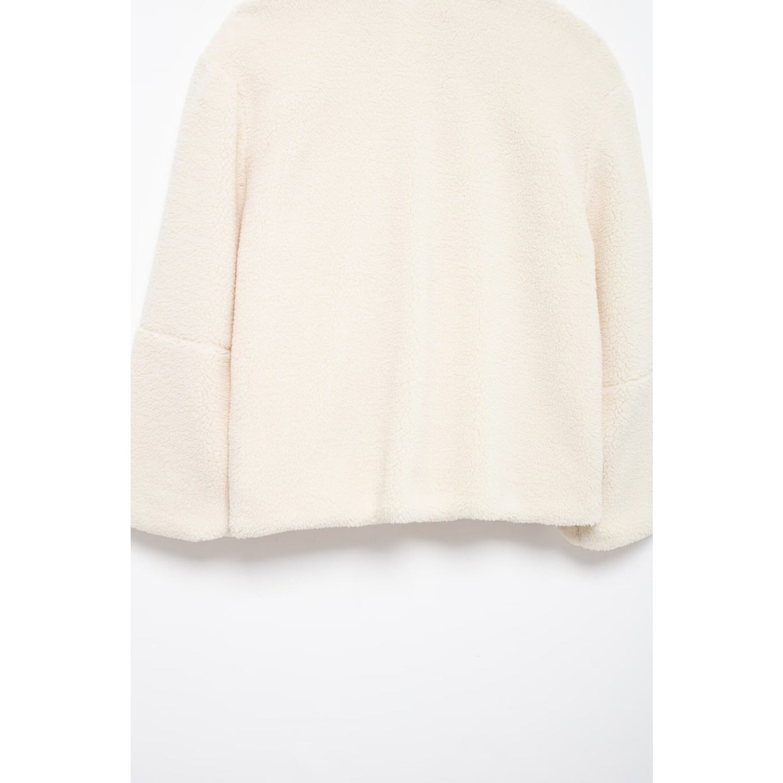 Wholesale Autumn and Winter New Solid Color Languid Style Lambswool Turtleneck Coat